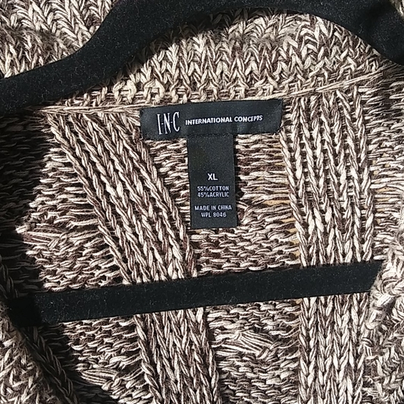 INC Concepts Ruffled Cardigan - Picture 2 of 6